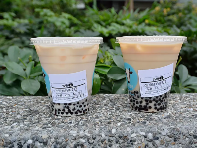 贴在奶茶上的标签是热敏纸吗？